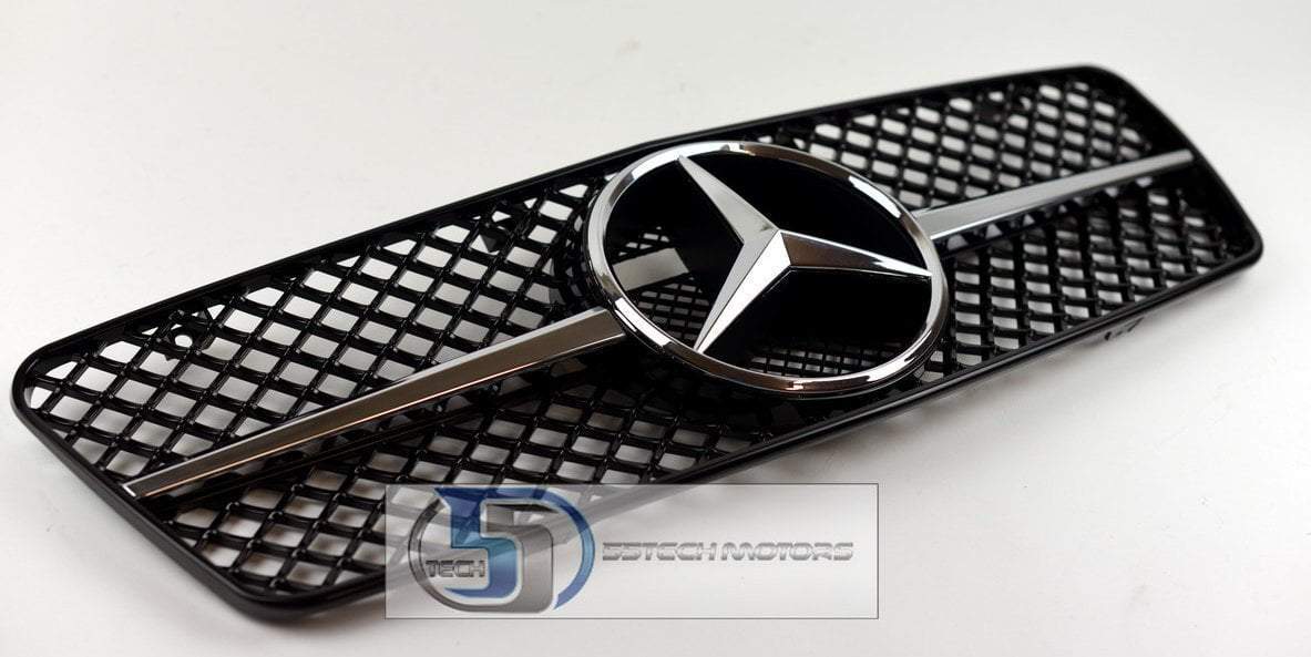 Mercedes Benz W208 CLK 1997~2002 1 Fins Sports Style Grille – 55tech Motors