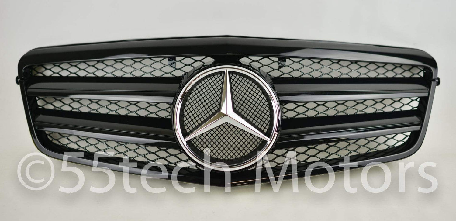Mercedes Benz W212 E-Class Grille Glossy black grille – 55tech Motors